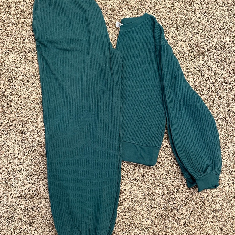 Women’s Waffle Knit Lounge Set